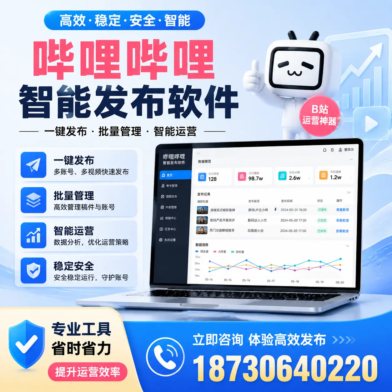 解密哔哩哔哩智能发布软件：功能与优势分析在 芜湖